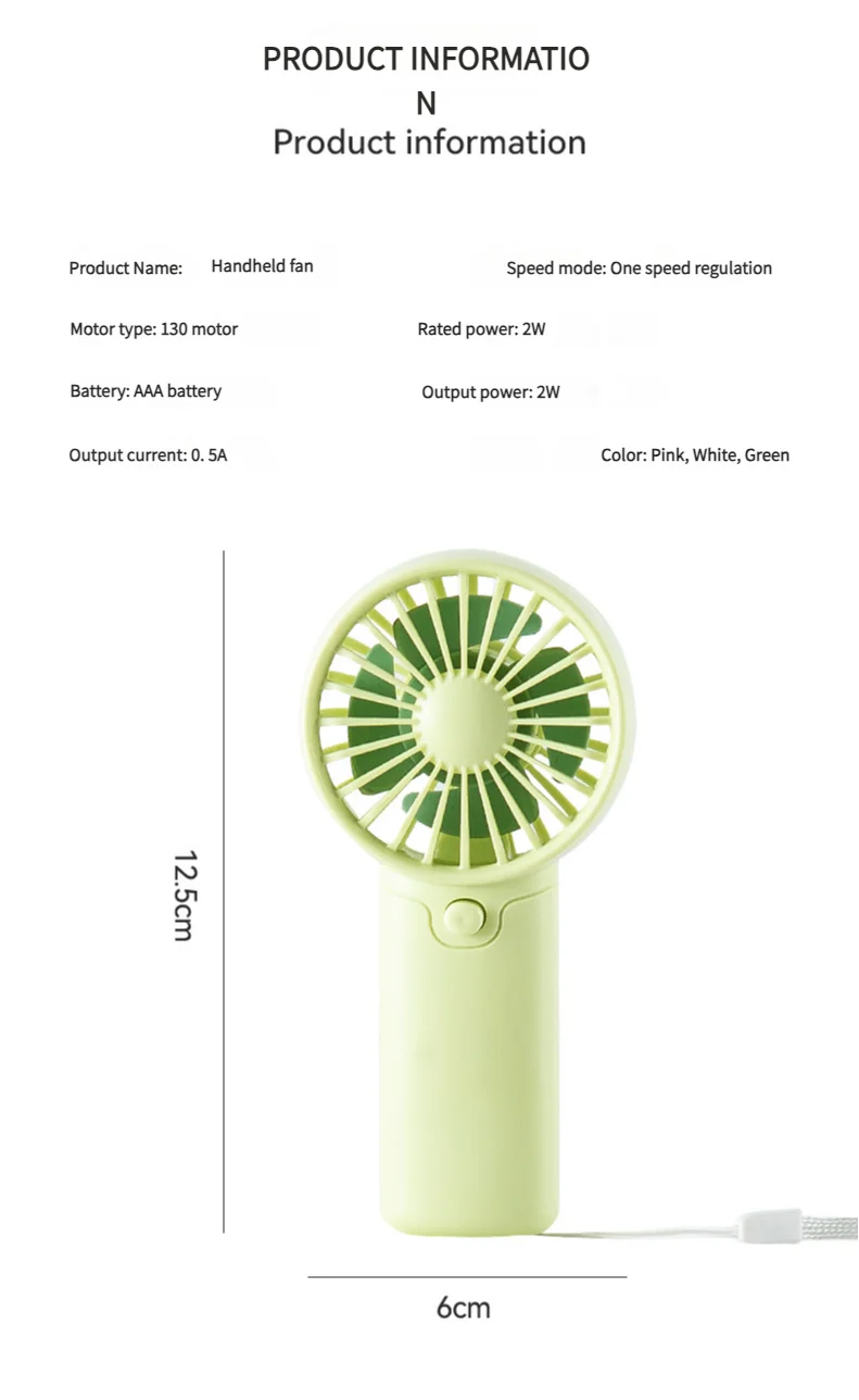 Mini Ventilator Portabil - Compact & Ușor de Buzunar