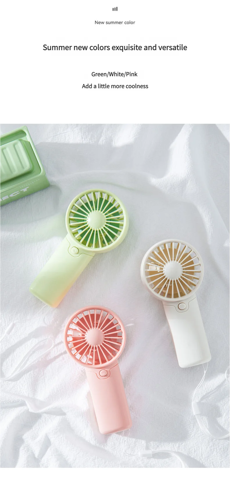 Mini Ventilator Portabil - Compact & Ușor de Buzunar